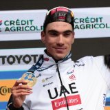 Juan Ayuso a fait coup double mercredi en Catalogne KEYSTONE/EPA/ROBERTO BETTINI